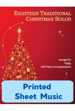 Eighteen Traditional Christmas Solos Viola and Piano 40039